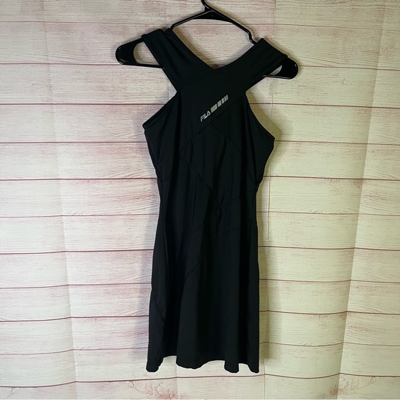 FILA Black Criss Cross‎ Activewear BodyCon Dress Size XS - Picture 6 of 6